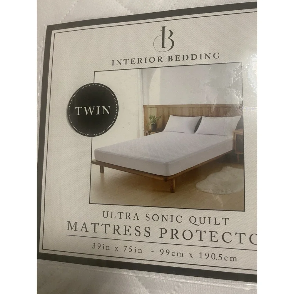 New Home Quilt Luxury Ultra Sonic Mattress Protector Twin